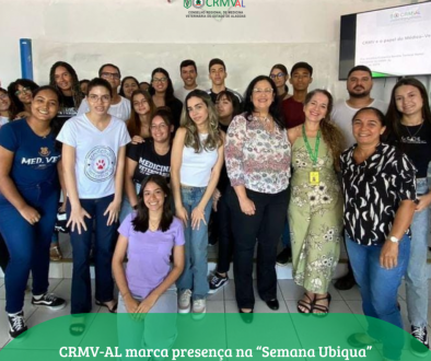 CRMV-AL marca presença na “Semana Ubiqua” da Uninassau Maceió